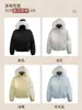 Parka de Inverno Sida Lite com Gola Grande de Pelo e Capuz Jaqueta de Algodão Masculina Feminina Cor Sólida Roupa Exterior Estilo Casal Jaqueta de Algodão Roupas de Algodão Soltas
