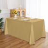 Mantel largo transfronterizo para mesa, mantel para mesa de comedor de sala de conferencias de negocios de hotel, mantel rectangular de satén, venta al por mayor directa de fábrica