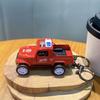 Liga de metal Móbile chaveiro modelo de carro Jeep de puxar para trás Pingente de bicicleta Criativo Chaveiro de bolsa de motocicleta