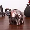 Cenicero de Elefante Estilo Europeo con Tapa, Creativo Cenicero Retro para Sala de Estar y Hogar de Lujo Ligero, Cenicero de Alta Gama de Moda