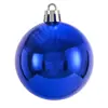 Decoraciones para Árbol de Navidad al por Mayor 4/5/6/8/10cm Brillante Mate Purpurina Galvanizado Plástico Colgante de Bola de Navidad