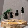 En stock frasco gotero pequeño transparente 1ml2ml5ml 3ml esencia muestra cosmética solución madre de esencia se embotella