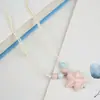 Jingdezhen Cerámica Serie Oceánica Concha Color Dopamina Pulsera de Cuerda Tejida Simple Linda Versátil Accesorio para Mejor Amigo Venta al por Mayor
