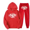 Conjunto de Marca de Moda Callejera Trendy Synaword para Hombres y Mujeres, Sudadera con Capucha Hip-Hop Trendy de Instagram, Sudadera Estampada Syna Venta Caliente