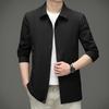 2025 Primavera y Otoño Tops de Hombre Moda Solapa Casual Top Tops Sueltos Casual de Un Solo Botón Tops para Hombre a la Moda