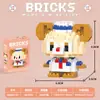 Nuevos Bloques de Construcción de Dibujos Animados Transfronterizos, Bloques de Ensamblaje de Micropartículas, Juguetes para Niños, Juguetes de Caja Sorpresa de Puesto Callejero, Regalos