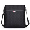 Bolsa de Ombro Masculina Embossada de Marca Tendência Nova Bolsa Transversal de Negócios Bolsa Esportiva Casual Mochila Vertical de Grande Capacidade Versátil
