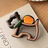 Diseño de Pinza de Color Contrastante Niña Cachorro 2025 Nuevo Pinza de Tiburón de Gama Alta Pasador Pinza para la Parte Posterior de la Cabeza Accesorios para el Cabello Tocado