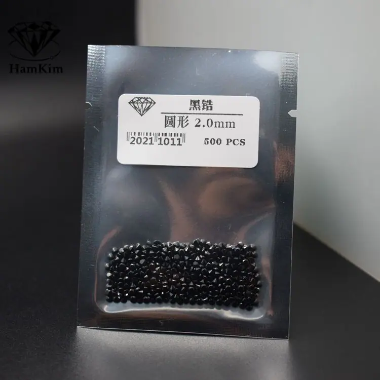 圆形 黑色小钻
