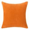 Funda de Almohada Nueva de Pana Rayada Estilo Ins Decoración de Sofá para el Hogar Color Sólido Almohada Cojín para Oficina