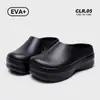 Zapatos de Chef Impermeables para Exteriores para Mujer, Chanclas de Eva Antideslizantes de Cobertura Media para Verano para Hombre, Mocasines Cerrados para Interiores y Hogar