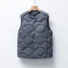 Pinghu Chixin Chaleco de Terciopelo 90 para Hombre Nuevo Estándar Nacional Color Sólido Nuevo Chaleco con Cuello Redondo y en V para Hombre Chaleco Chaqueta