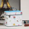 Nuevo Estuche de Cosméticos 2021 Gran Capacidad Dibujos Animados Corazón Femenino Coreano Estuche de Cosméticos Portátil Caja Portátil para Almacenamiento de Productos para el Cuidado de la Piel