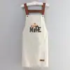 Delantal Impermeable y a Prueba de Aceite para Adultos sin Mangas para Cocina Casera, Salón de Uñas, Ropa de Trabajo de Catering, Se Puede Imprimir con Logo
