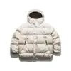 Roupas Vintage 25 Inverno Novo Jaqueta Puffer Reversível 90% Penugem de Pato Branco Estilo Japonês Três-Prova Quente com Capuz
