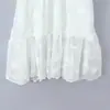 Venta al por mayor de Ropa de Mujer Transfronteriza Primavera 2026 Nuevo Estilo Europeo y Americano Moda Mariposa Bordado Encaje Hombros Descubiertos Gasa Vestido Largo