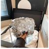 Nuevo Bolso Brillante para Mujer Bolso de Cadena de Gran Capacidad 2024 Bolso de Hombro Bolso Cruzado Casual Estilo Occidental Bolso de Mujer Bolso de Axila