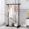Cabide de Roupas Giratório Moderno e Simples Essencial para Quarto Design Giratório 360 graus de Chão Armazenamento Interno Multicamadas e Secagem de Roupas
