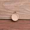 3 Colores Multi Tamaño DIY Accesorios Vintage Gema del Tiempo Base Redonda de Madera Colgante