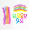 Fronteiriço Colorido Visual Sensorial Descompressão Tpr Macio Cola Macarrão Corda Elástica Brinquedo DIY Ventilação Descompressão Puxar Macarrão