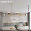 Luminária Pendente Linear Minimalista de Luxo Bocci T8 Canadense para Sala de Jantar Designer Mesa de Bar Mesa de Jantar Lâmpada de Arte Ferro