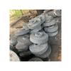Piezas forjadas de fábrica acero al carbono juego de ruedas de grúa juego de ruedas forjadas piezas forjadas de rueda de grúa