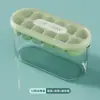 Caja de Hielo de Gran Capacidad con Tapa, Molde para Bandeja de Hielo Casero DIY, Caja de Hielo, Caja Transparente para Almacenamiento de Hielo, Caja de Hielo de Congelación Rápida