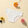 Bragas de Poliéster con Estampado de Barbie para Mujer Color Sólido Cintura Media-Baja Seda de Hielo Transpirable Doble Capa Ropa Interior para Niñas Procesamiento y Personalización