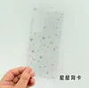 Funda Trasera para Teléfono Móvil con Tarjeta y Papel Pet de Gradiente de Colores y Película Creativa Arcoíris Láser Adecuada para iPhone 17 Pro Max