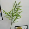 2026 Nuevo Modelo Plantas Verdes Artificiales Hierba de Espárrago Asparagus Asparaginea Decoración de Boda Flores Falsas Verdes Paisajismo Fotografía Plantas Verdes Estilo Bosque