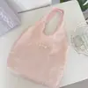 65143 Bolsa de Lona con Moño de Encaje Morado Claro y Bordado Jacquard, Bolso de Hombro Casual Artístico para Salidas Estudiantiles