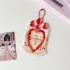 Hisocute Original Tarjetero para Perseguir Estrellas Funda para Exhibición de Polaroid de Tres Pulgadas Colgante Tarjeta de Estudiante de Campus Tarjeta de Comida Funda Protectora