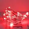 Lámpara de alambre de cobre LED batería USB solar alambre de cobre cadena de luces de colores ramo de Navidad pastel caja de regalo cadena de luces parpadeantes decorativas luz
