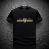 Camiseta Base de Verano para Hombre, Algodón Tencel Europeo, Fresca y Transpirable, con Diamantes Calientes, Manga Corta, Seda de Hielo para Hombre