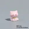 Gatinho de Resina Estéreo Desenho Animado Fofo Animal Fofo Acessórios de Joias DIY Decoração de Mesa Carro Pequenos Enfeites