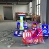 Os fabricantes fornecem multi-pessoa quadrado infantil equipamentos de jogos carrossel multi-seat track train jogo ao ar livre