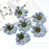 Cabezas de Flores de Margarita Simuladas, Flores Falsas de Tela de Seda, Accesorios de Flores Artificiales para Manualidades, Decoración de Escena de Boda, Arreglo Floral de Fondo