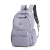 Mochila ligera de alta apariencia transfronteriza, mochila de viaje simple de color sólido para exteriores, mochila plegable de gran capacidad