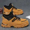 Botas Martin Zapatos de Hombre 2024 Nuevo Otoño Antideslizantes Impermeables Resistentes al Desgaste Botas de Trabajo Deportivas de Caña Alta para Hombre para Exteriores