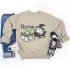 Sudadera de Terciopelo Fino Europea Transfronteriza Fantasma de Halloween Merry Boo Sudadera con Cuello Redondo