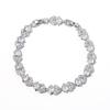 Pulseras Transfronterizas para Mujer, Lujo Ligero, Joyería de Moda y Versátil, Joyería de Mano Ajustable de Circonita de Alto Valor, Joyería de Moda