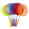 Rede de pesca retrátil, rede pequena para pegar peixes, rede para borboletas, rede para pesca de borboletas e insetos, brinquedo de exterior, rede para insetos libélulas, fácil de usar e durável