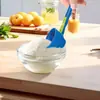 Funil com Colher Medidora para Suplemento de Proteína, Colher Antivazamento para Café, Leite em Pó, Separação de Clara e Gema de Ovo, Colher Especial para Suplemento de Proteína