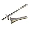 Alimentador de tornillo para polvo salida del alimentador de tornillo componente del alimentador de tornillo boquilla del alimentador de tornillo dispositivo para polvo accesorios de empaque de polvo