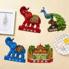 Superventas Wenchuang Ciudad Turística Xishuangbanna Imán de Resina Estéreo Pegatinas para Refrigerador Animales Souvenirs Turísticos Venta al por Mayor
