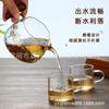 Copa de justicia de vidrio resistente al calor, copa de justicia de flor de ciruelo dorada, copa masculina lateral con mango de madera, copa de justicia engrosada, juego de té kung fu, taza de té dorada y plateada, flor