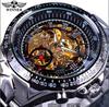 Reloj T-WINNER Winner Hueco Mecánico Automático para Hombre Reloj de Pulsera Banda de Acero Reloj para Hombre