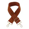 Bolsa Transfronteriza Más Vendida Modelo Nuevo 5cm Color Sólido Forma de Flecha Correa Ancha para Hombro Accesorio Correa Larga Decorativa para Bandolera Correa de Repuesto