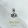 Accesorios DIY de Cristal Aleación Estilo Chino Retro Pulsera de Cordón Colgante de Cadena Cadena Colgante de Hoja Campana de la Mañana