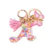 Llavero Colgante de Letra Inglesa Colorido Ins Colgante Simple para Bolso Accesorio Girly Acrílico Pequeño Regalo
